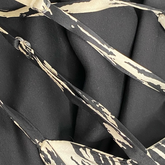 Bec & Em Black & White Silk Party Dress Size XS - Picture 7 of 12